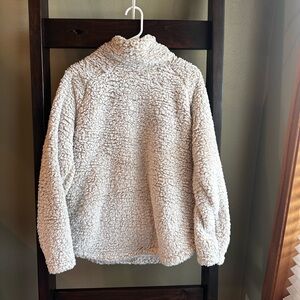 Eddie Bauer Women’s Fireside Funnel Shirt Sherpa Fleece Pullover